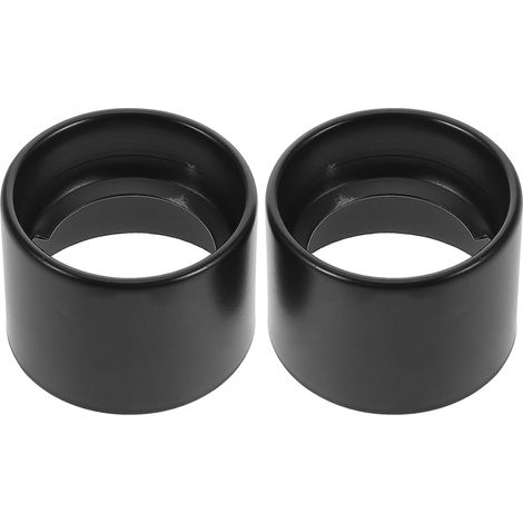 Anneau de Fixation D’abat-jour en Fer Noir 2 Pièces pour Douille Filetage 1-1/2 Pouce, Compatible E26 E27 sur Socles Céramique, Maintien Stable pour Projet DIY ou Pro (1/5)