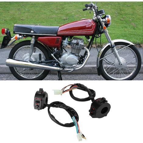 Hupen- und Zündschalterset für ZJ125 CG125 125cc Motorrad - 2 Stück links/rechts (1/5)