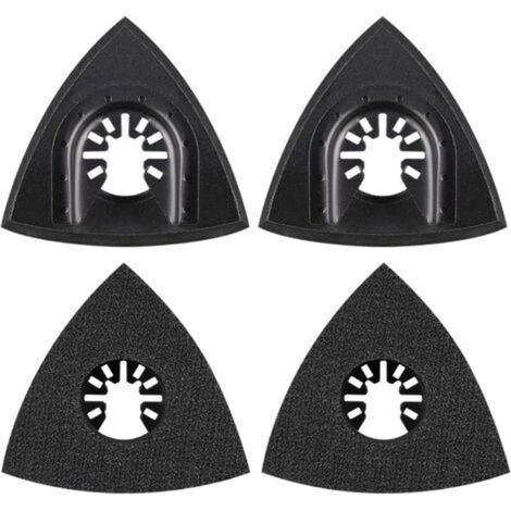 4Pcs 76mm Sanding Pad Multi-tool Accessories for Fastening Pad, Multi Tool Blade, Oscillating Tool Accessories for Worx Mikita Dewalt Power Tool, Worx Tool, Bosch Multi Tool (1/5)