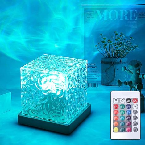 - Lampe tactile Led Couleurs Changement de couleur RVB Télécommande Câble USB Éclairage LED, idéal pour l'éclairage décoratif et de table. LM9212, Rgb (1/5)