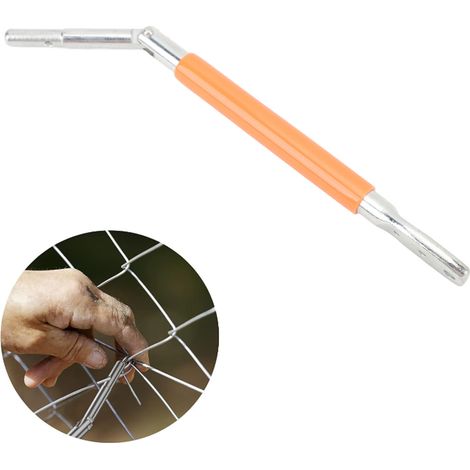 Outil de Pose Clôture en Fil de Fer Triangulaire avec 3 trous, Multifonction, Pince à Coudre Portable pour le Fil de Fer - KZQ (1/5)