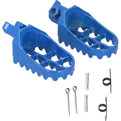 Paire de repose-pieds en aluminium pour Yamaha PW50 PW80 TW200 TTR90 TTR90E moto tout-terrain (1/5)