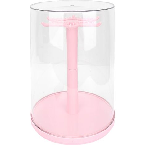 étagère rangement-Vitrine Rotative pour Figurines - Boîte Transparente de Protection et de Présentation - 360° Rotation, Dimension 22x29x18 cm, Ensemble 3 Pièces (1/5)