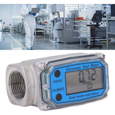 1-Zoll-Turbinen-Durchflussmesser aus Edelstahl, 10–90 l/min (1/5)