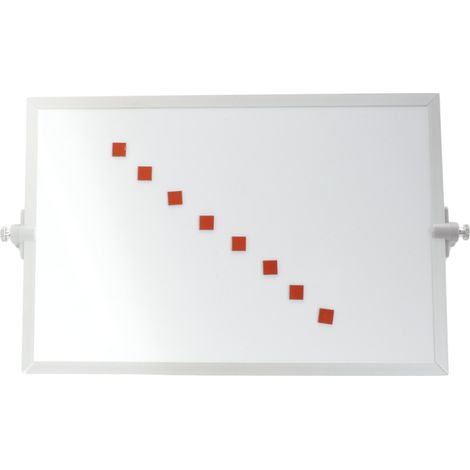 Simbolo magnetico quadrato 1x1 cm marrone (1/2)
