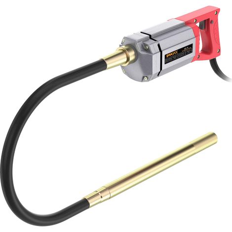 Vibrateur en Béton, Vibrateur de Construction électrique 1300W, 4300 tr/min, Longueur de Tige Vibrante 2M, Diamètre de l'arbre de Vibration 35mm,pour Routes, Tunnels, Ponts, Maison, etc. (1/5)