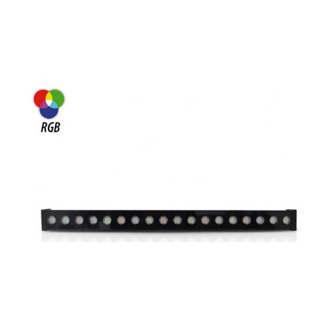 Barre LED Wall Washer 36W RGB ARCHEO LINE IP65 Miidex Lighting® blanc-chaud-3000k - gris (1/5)
