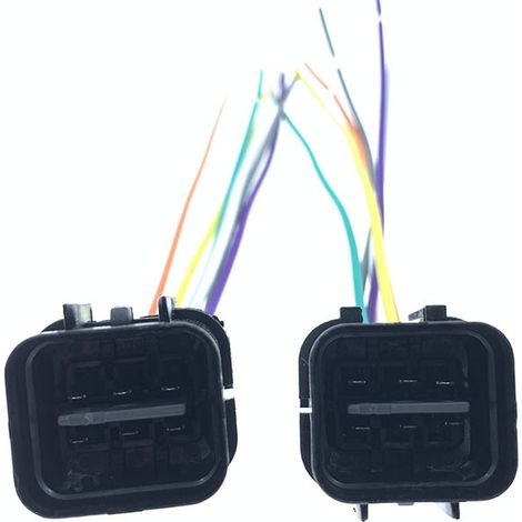 Compatible with the Geely offset rear light socket for e200 new energy vehicles, RE500 electric trucks, and g7e brake light socket -- JB1736-6P
