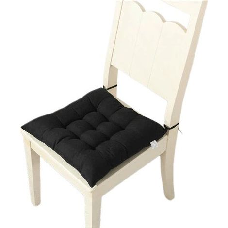 Coussin de chaise épais, 40x40 cm, en coton, convient pour le jardin, la famille, une utilisation intérieure et extérieure. (1/5)