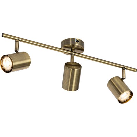 Modern Bronze Adjustable 3-Light Spotlight - Jeana (1/4)