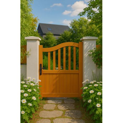 Portillon En Bois Ajouree L1m X H1,10/1,30 M Gd Menuiseries (1/5)