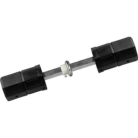 Schellenberg 14700 tapparelle Maxi, per collegare 2 rulli ottagonali di 60 mm di Diametro, Nero, Cuscinetto centrale per cuscinetto di supporto (1/3)