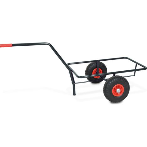 BRB Handwagen für Eurobehälter LxB 600x400 mm, LxBxH 1250x640x660 mm, Tragkraft 200 kg (1/2)