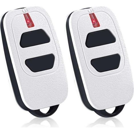 Télécommande porte garage 433,92 MHz compatible DEA GTI2/4, GT2/4, Mio TR2/4 et TR2N/4N – Lot de 2 unités