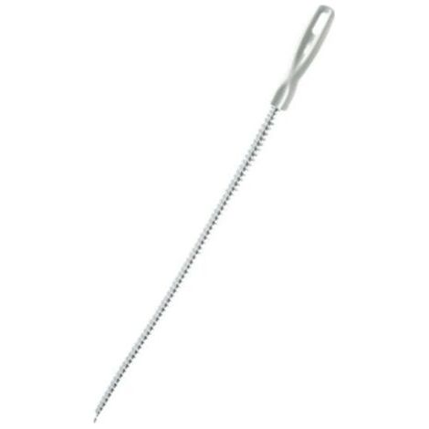 Set di 2 spazzole per la pulizia di scarichi fognari, spazzola flessibile da 45 cm per la pulizia di lavandini, ideale per disostruire tubi e scarichi, strumento per la pulizia di scarichi in bagno e 