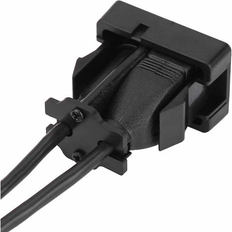 Connecteur USB encastrable 3.5mm AUX rallonge câble montage tableau pour voiture bateau (1/5)