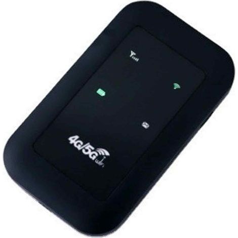 4G / 5G Portable WiFi Hotspot, routeur mobile de voyage avec vitesse de 300 Mbps, affichage LED de couleur et emplacement SIM pour (1/5)