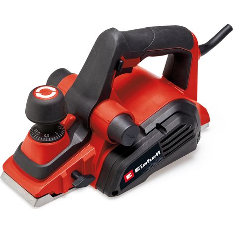 Einhell Rabot électrique TE-PL 920 (profondeur de passe jusqu'à 3,5 mm, semelle avec 3 rainures en V, avec butée parallèle et fer TCT)