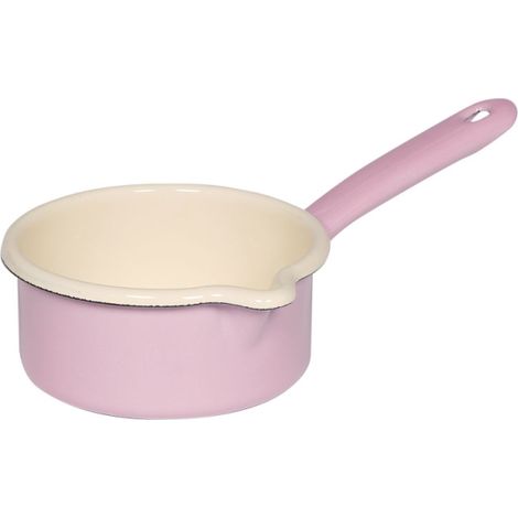 Riess cacerola con pico Ø12cm 0,5 litros esmalte Classic Pastel Pink