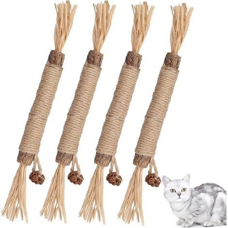 Matatabi Catnip Sticks for Cats Indoor Catnip Toys, Chew Sticks, Cleaning Teeth, Dental Hygiene (1/5)