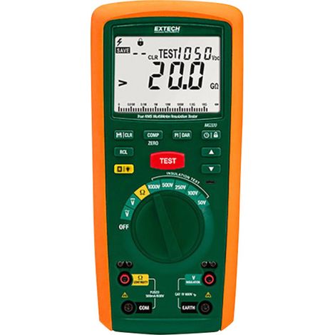 Extech MG320 Isolationsmessgerät  50 V, 100 V, 250 V, 500 V, 1000 V 20 GΩ