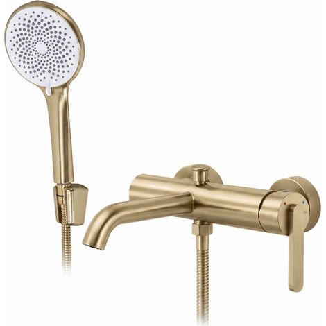 Robinet De Baignoire Rea Ontario Side Brush Gold (1/5)
