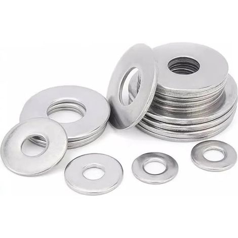 Rondelles plates extra larges et épaisses, acier inoxydable 304 (1/5)