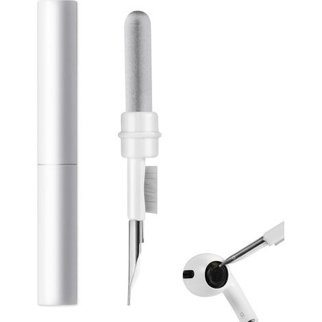 Nettoyant pour AirPods, kit de nettoyage pour AirPods avec brosse et embout métallique, Por (1/5)
