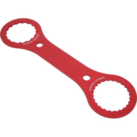44 mm, 46 mm, 16/24-Kant-Steckschlüssel für Fahrrad-Tretlager, Aus- und Einbauwerkzeug, rot (1/5)
