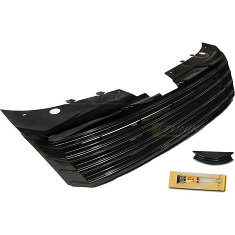 Calandre avant Volkswagen Passat B7 10-14 Noir Glossy-31801270 (1/3)