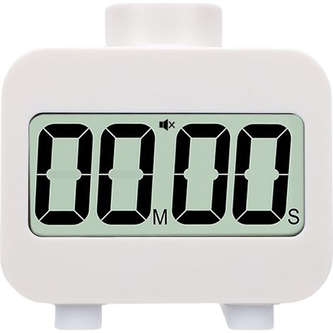 Minuteur cuisine numérique silencieux compte à rebours – Gestion temps classe cuisine fitness, cuisine (1/5)