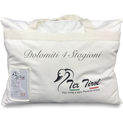 PIUMINO OCA TEX TIROL © DOLOMITI 4 Stagioni 50% PIUMINO OCA / 50% PIUMA OCA matrimoniale Cm. 250X200 (1/5)