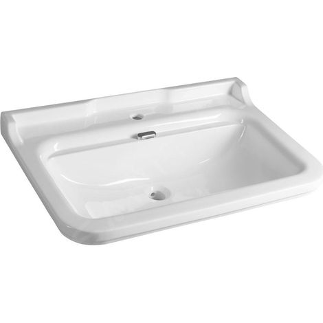 Sapho Kerasan Waldorf - Lavabo céramique 800x550 mm, blanc 4141K1 (1/5)