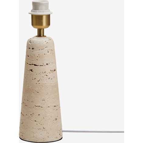 SKLUM Davise Tischlampenfuß aus Travertin Travertine