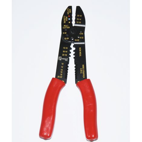 PINZA PER CAPICORDA ISOLATI CRIMPATRICE SPELLAFILI SPELLACAVO 1,5 6 MM 418FM