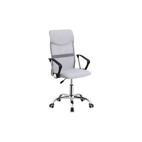 POLTRONA DIREZIONALE A GAS C/BRACCIOLI CLASSY GRIG