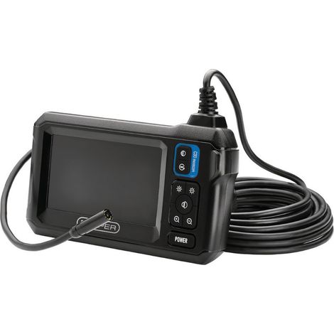 Draper Tools 31758 High-Resolution Endoscope Inspection Camera with Flexible Probe and LED Lighting