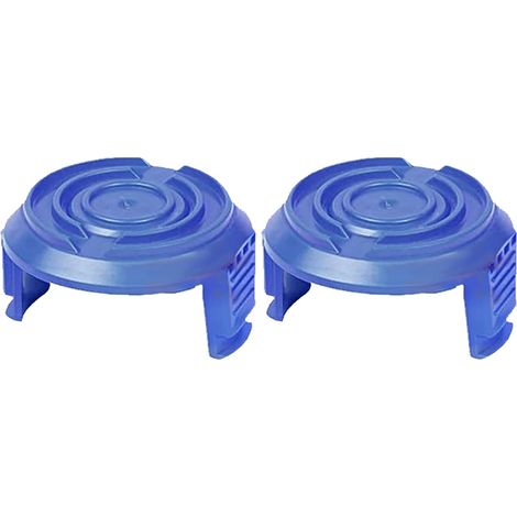 Lot de 2 couvercles de bobine en ABS, compatibles avec Spear & Jackson / Mac Allister, ajustement pratique et remplacement facile.-AquaForge (1/5)