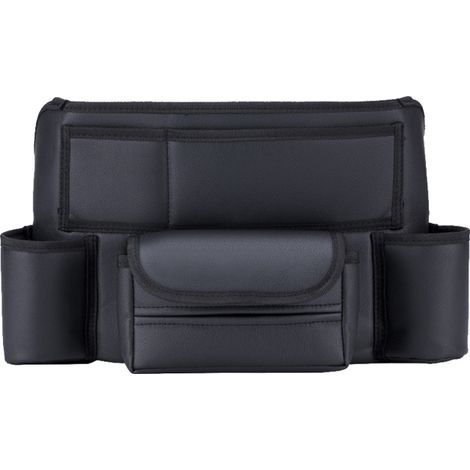 Bolsa de almacenamiento para asiento de coche, SUV, monovolumen, asiento trasero, organizador de viaje, caja de almacenamiento con portavasos y bolsillo para pañuelos, accesorios para el interior del (1/5)