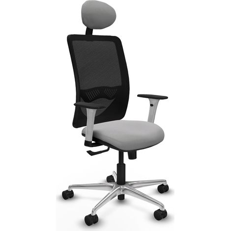 Silla de oficina piqueras y crespo Zulema blanco espuma alta calidad (1/2)