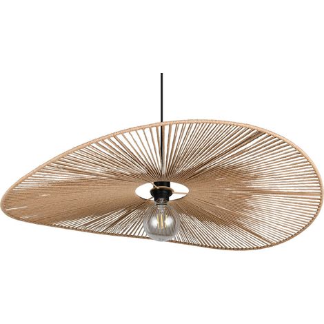 Suspension suspension aerienne 78 cm marron en papier trio (1/5)