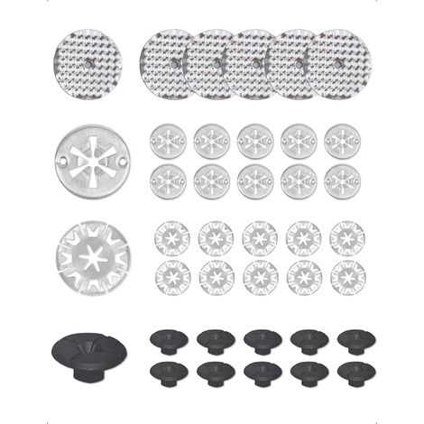 35 Pièces Kit Réparation Fixation Écran Thermique Échappement Compatible avec de nombreux modèles de véhicules Référence Boulons Clips Voiture Auto (1/5)