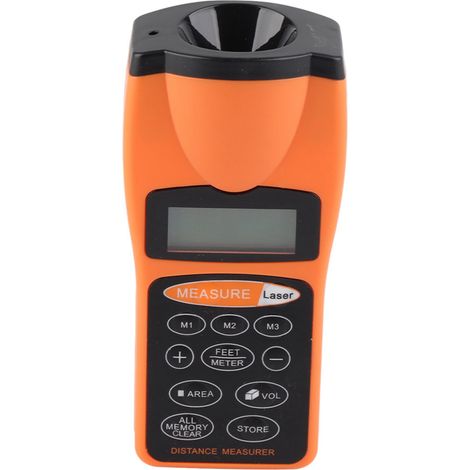 Détecteur ultrasonique portable CP-3007 à écran LCD, télémètre à aiguille, portée jusqu'à 18 mètres, jauge de mesure manuelle, outil de contrôle précis. (1/5)