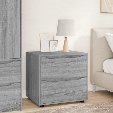 vidaXL Armoire de rangement Gris Sonoma 60 x 48 x 57 cm