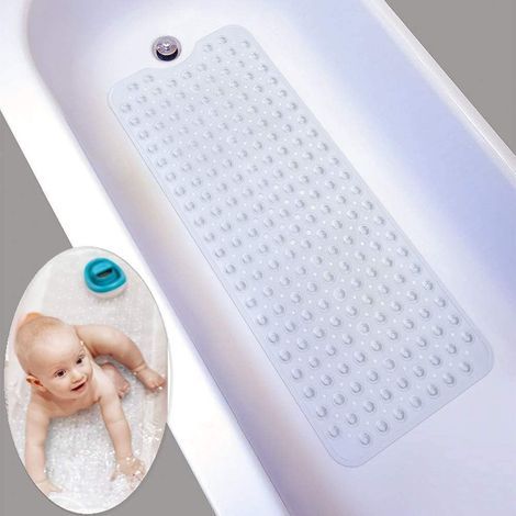 Tapis De Bain - 100 Cm - Antidérapant Antibactérien - Pour Baignoire Et Sol Salle De Bain - 1 Pièce (1/5)