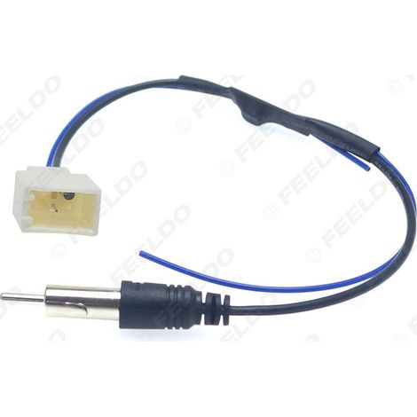 Câble adaptateur d'antenne radio compatible avec Toyota Land Cruiser/Levin/Highlander/RAV4, prise FM avec amplificateur