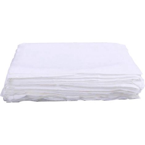 Lot de 100 chiffons antistatiques, absorbants et dépoussiérants de 15 x 15 cm-100pcs-White