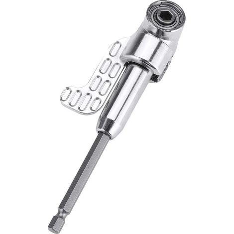 Tournevis à angle droit 105 degrés 6,35 mm hexagonal support de tournevis perceuse électrique (1/5)