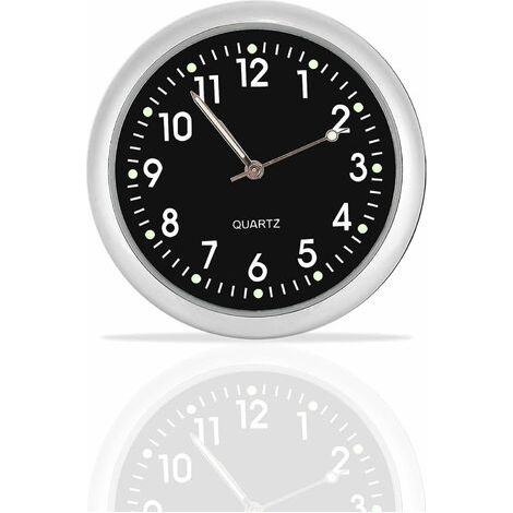 Horloge de voiture, horloge de tableau de bord de voiture horloge lumineuse de tableau de bord de voiture horloge de ventilation de voiture décoration de mai (1/5)
