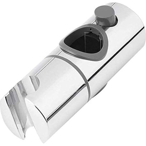 Support de Douche Réglable en ABS,Support de Pommeau de Douche pour Barre de Douche Ronde Standard de 22 mm (1/4)